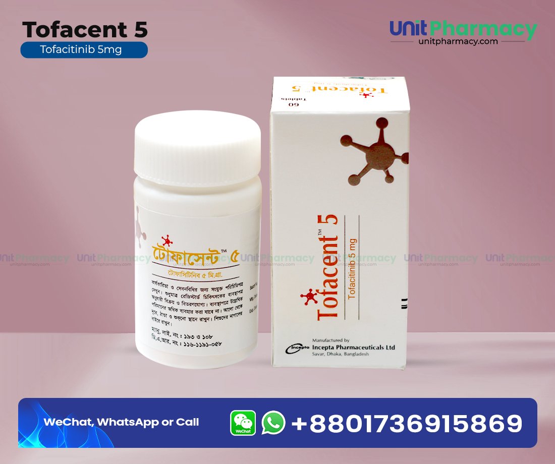 Tofacent 5 MG  (Tofacitinib Price) Tablet- 60