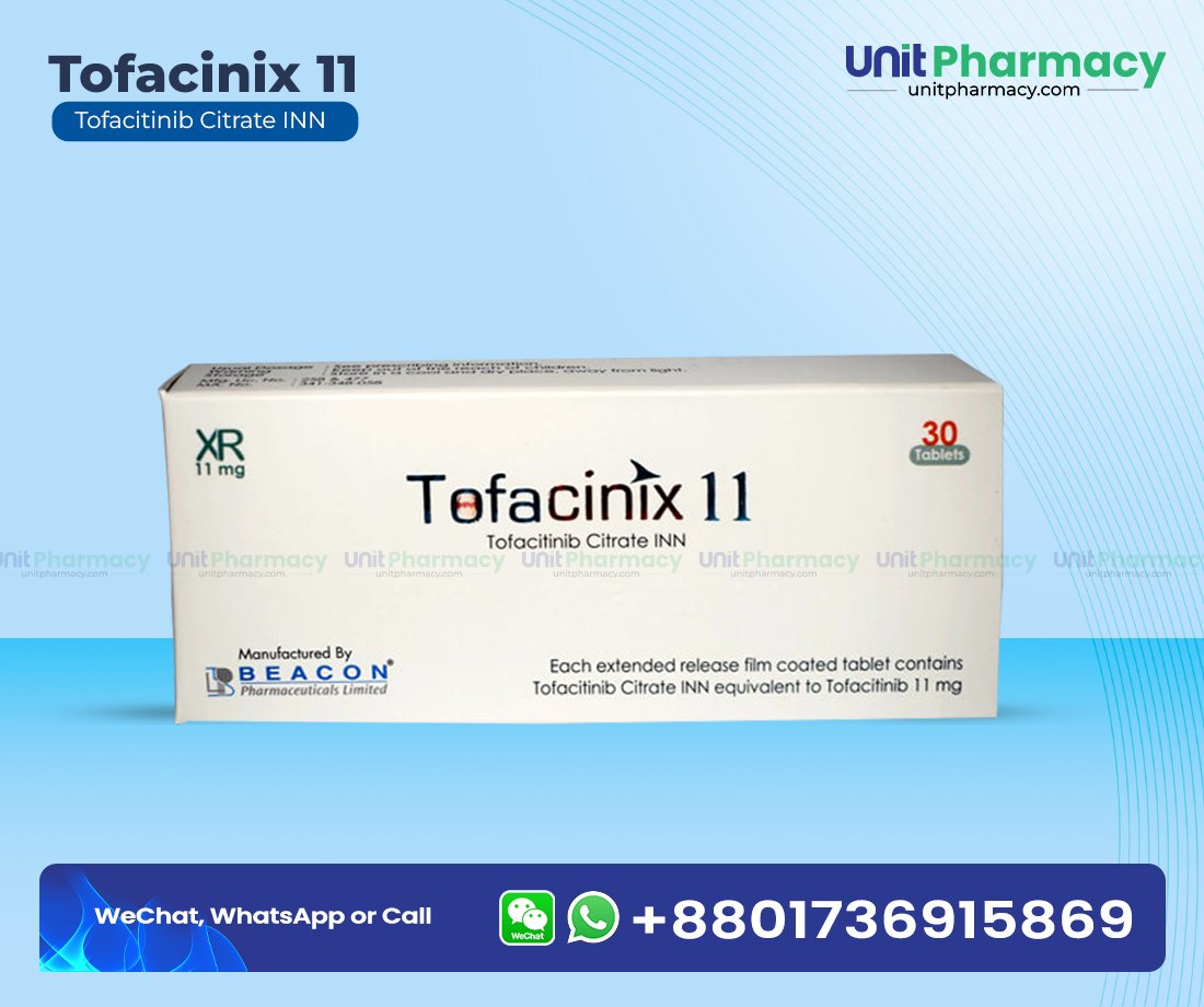 Tofacinix 11 MG  & Tofacitinib Cost – 30 TABLETS