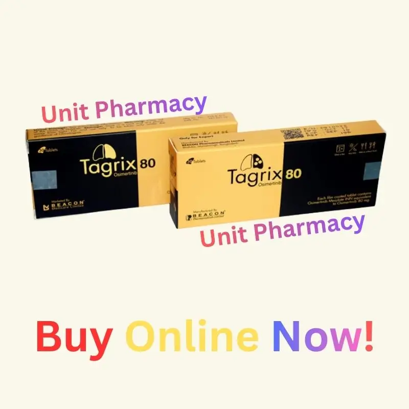 Tagrix 80 mg (Osimertinib)- 30 Tablets 1 tagrix 80 mg osimertinib unitpharmacy