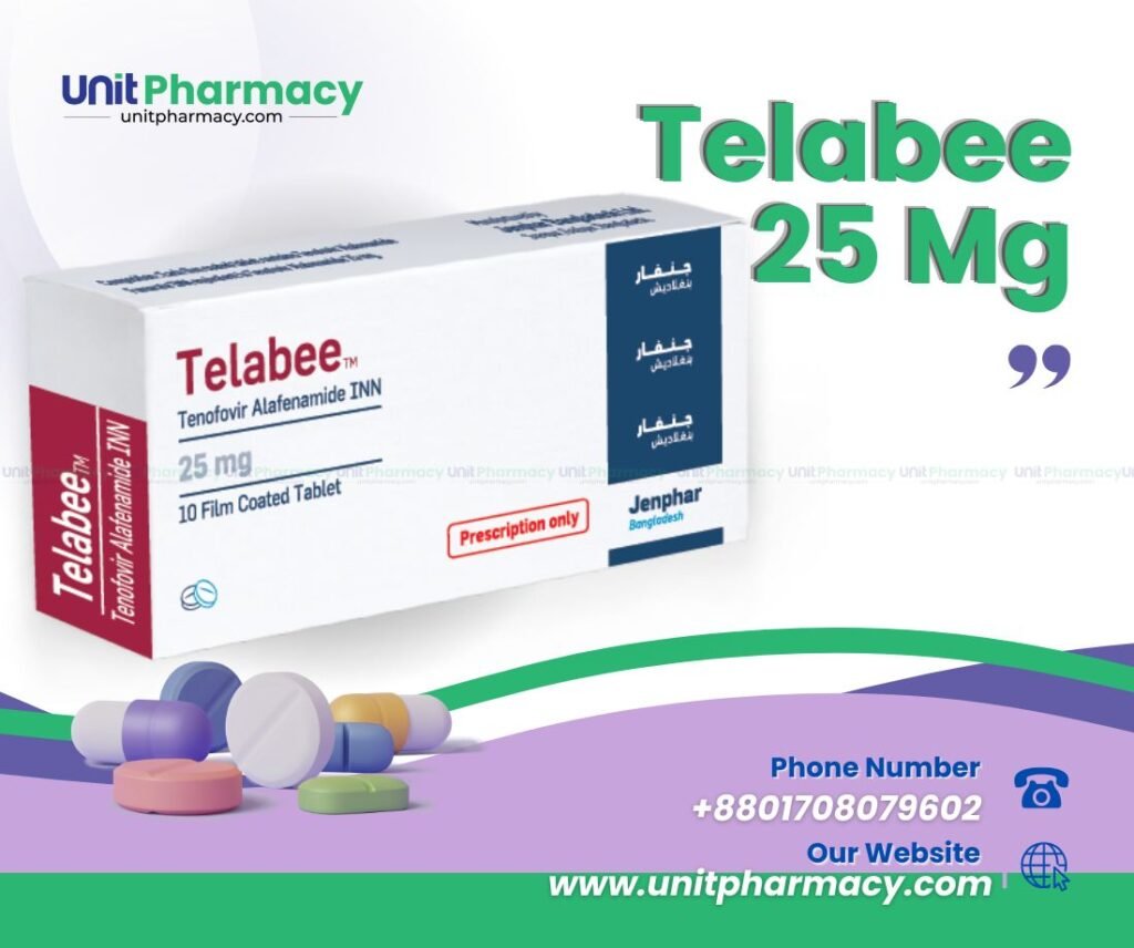 unit pharmacy telabee 25 mg tenofovir alafenamide