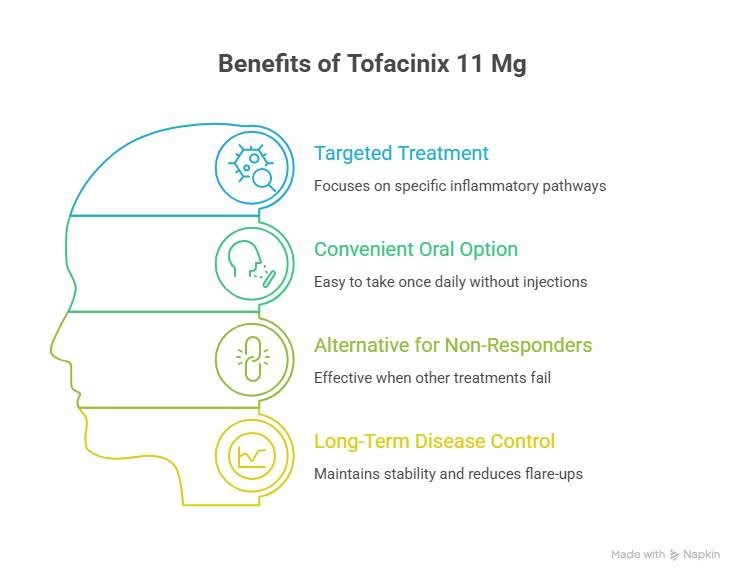 Tofacinix 11 Mg (Tofacitinib) - 30 Tablets 3 Why Doctors Choose Tofacinix 11 Mg