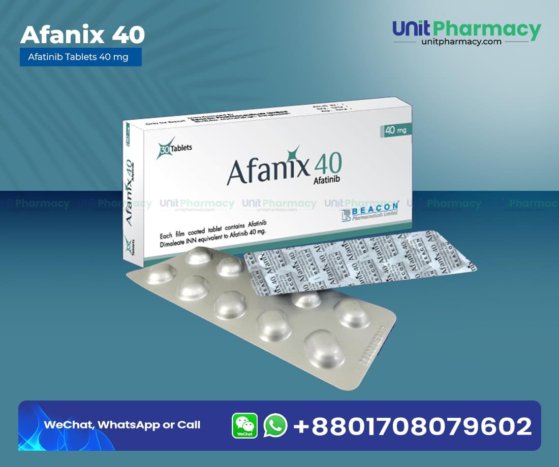 Afanix 40 Mg (Afatinib) – 30 Tablets 1 Afanix 40 Mg Afatinib