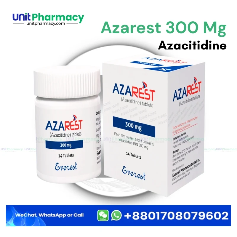 Azarest 300 Mg (Azacitidine) – 14 Tablets 1 azarest 300 mg azacitidine unit pharmacy blood cancers