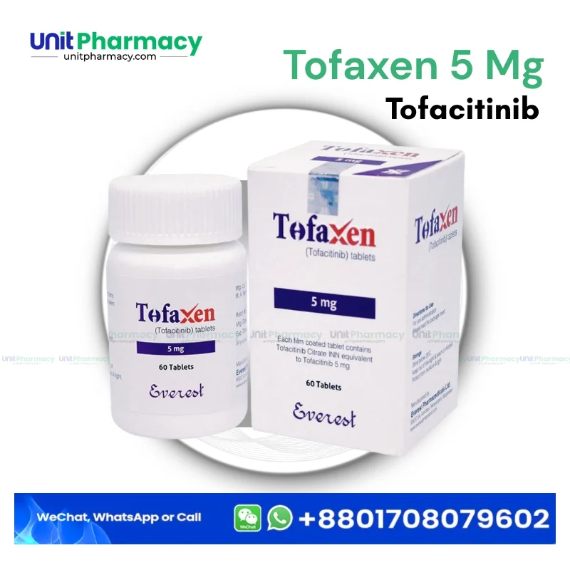 tofaxen 5 mg Tofacitinib unit pharmacy management autoimmune diseases