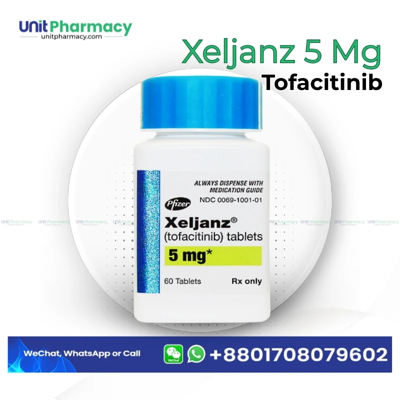 xeljanz 5 mg tofacitinib tablets rheumatoid arthritis RA unit pharmacy