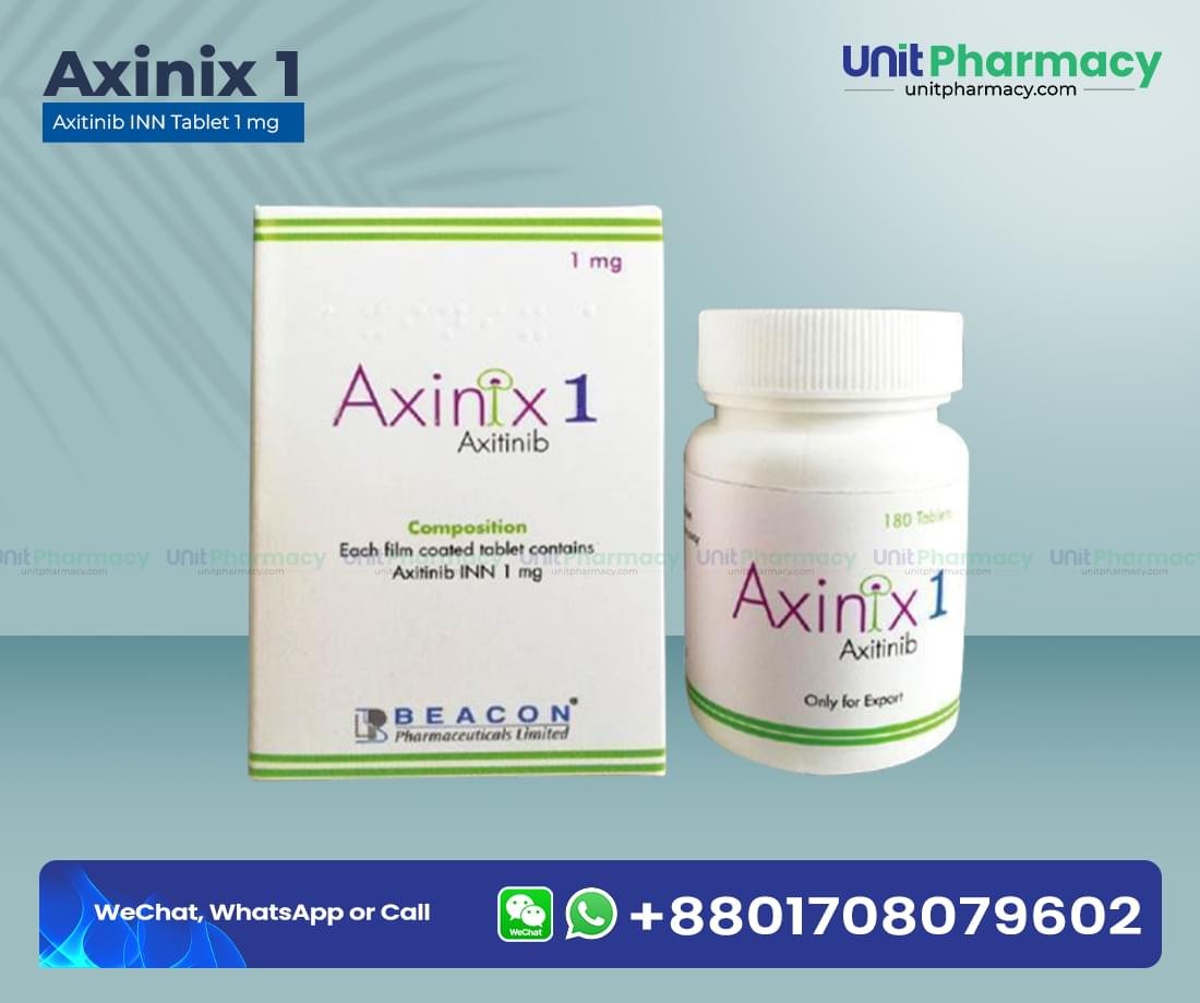 Axinix 1 Mg (Axitinib) – 180 Tablets 1 axitinib axinix 1 mg
