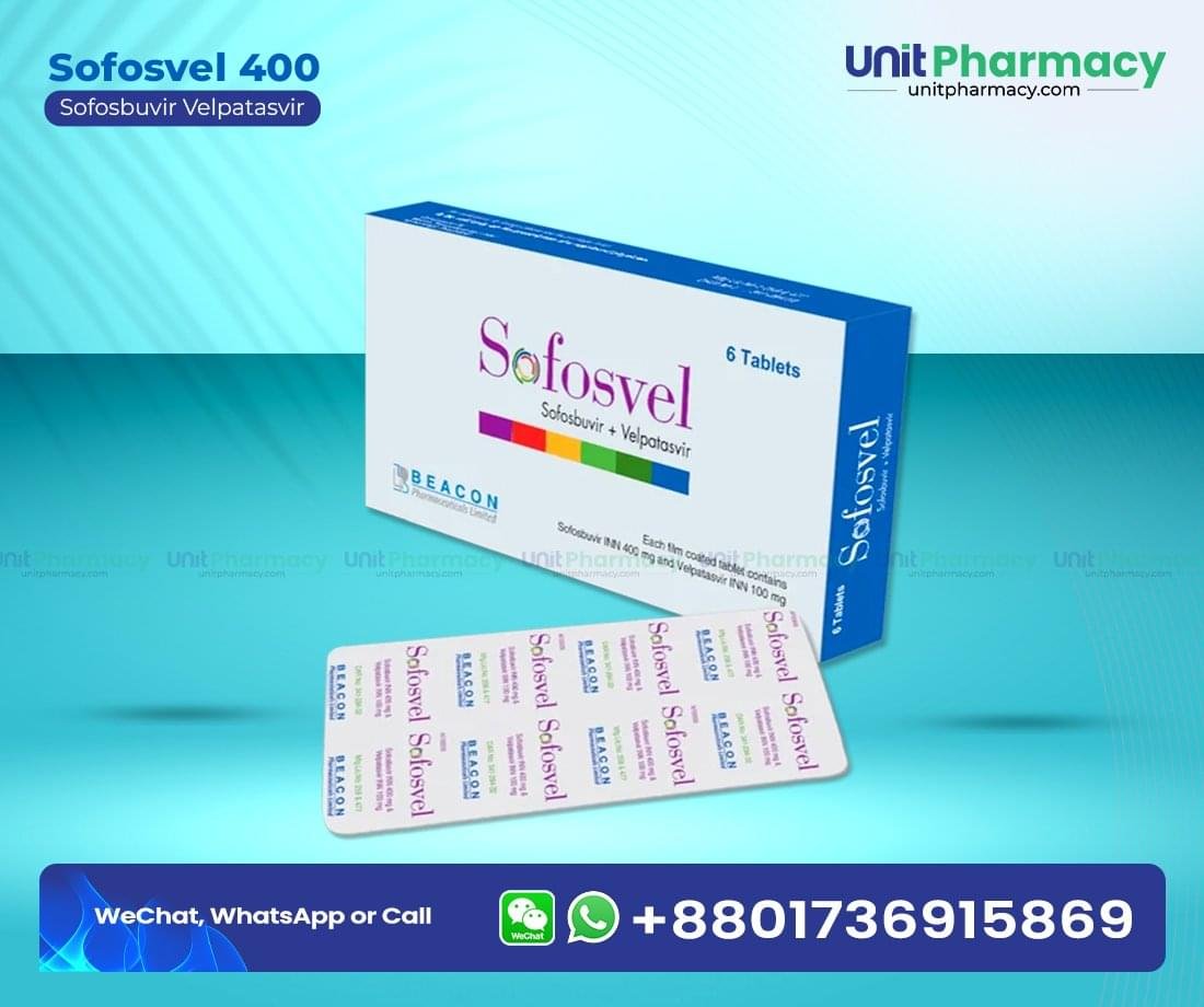 Sofosvel Sofosbuvir 400 mg Velpatasvir 100 mg