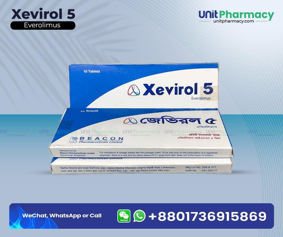 Xevirol 5 Mg Everolimus